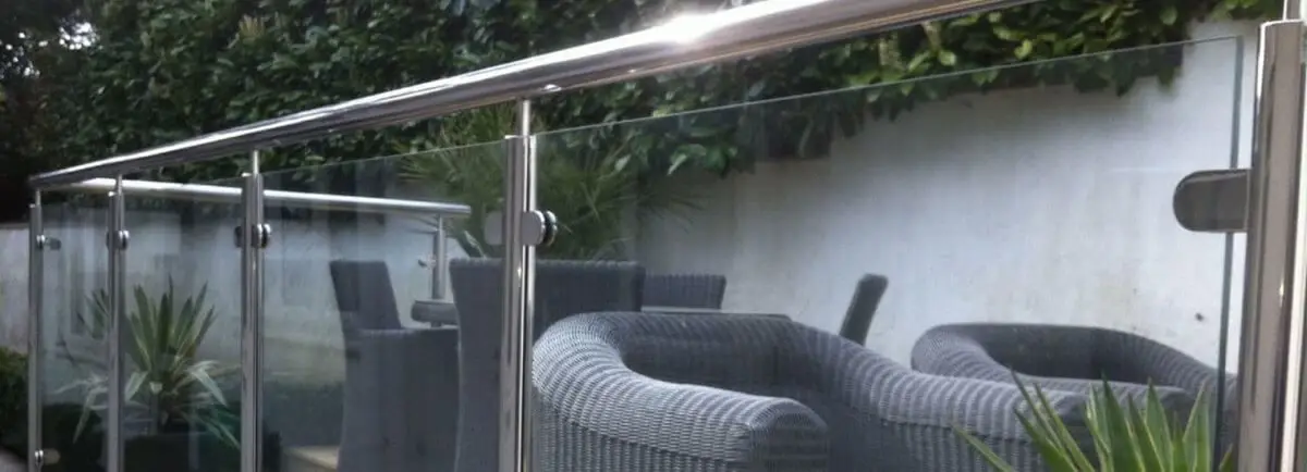 stainless steel and glass balustrade Dorset