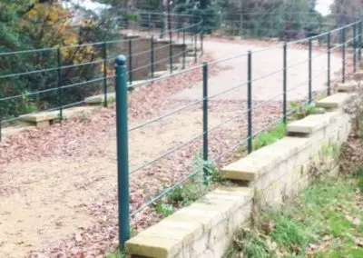 metal railings fabricated by Mortec Poole, Dorset